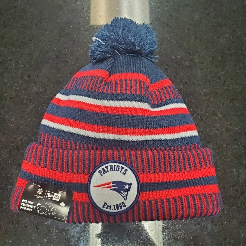 Beanie patriots one sz fits all